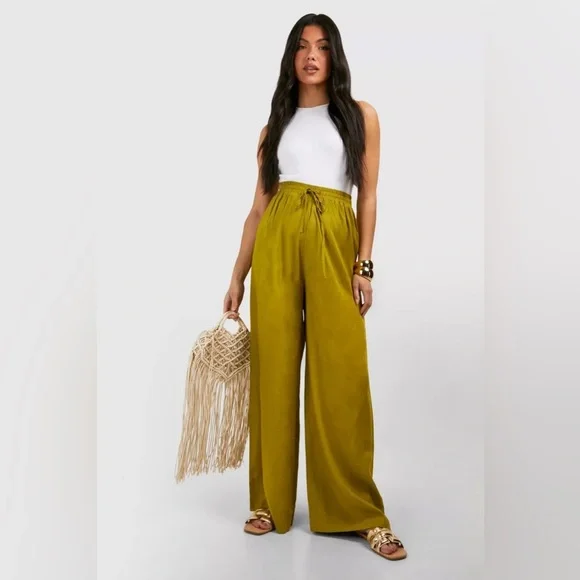 Zara Satin Trousers - Picture 9 of 9